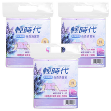 輕時代 花香清潔袋 薰衣草香 24張入, 45L, 3包