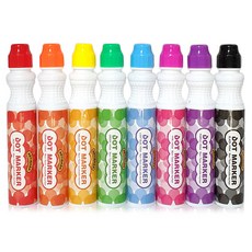 ARTIBABA 圓點造型畫筆, 8色, 1組