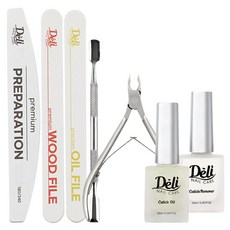 Deli Beauty 高級專業指甲護理工具 7件組, 7種, 1組