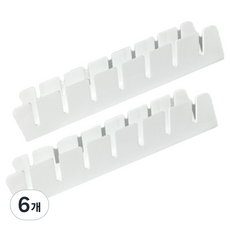 아크릴 모자 정리대, 화이트, 6개