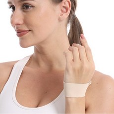 多功能護腕 瑜珈健身束帶, 米色, 1個