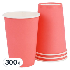 TOGO PACK 紙杯 390ml 蜜桃粉, 6個