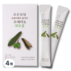 조은보담 토종다래가 들어간 수세미 앤 작두콩 30p, 360g, 4개