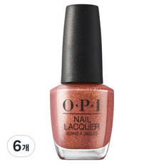 오피아이 네일락커 HRS06, Ginger Snapped (S), 6개, 15ml