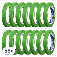 OON 마스킹 테이프 초록색 10mm, 56개
