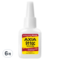엑시아 순간접착제 911GC 20g, 6개