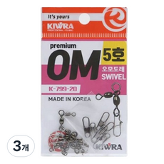키우라 OM 오모도래 K-799-20, 6개입, 3개