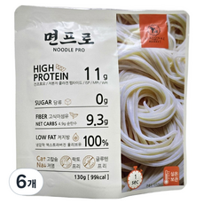 시즈널마켓 고단백질 면프로, 6개, 130g