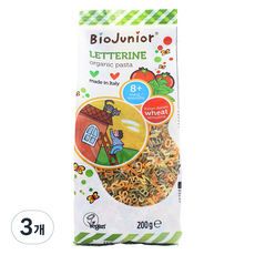 孩童迷你蔬菜義大利麵 字母造型, 200g, 3個