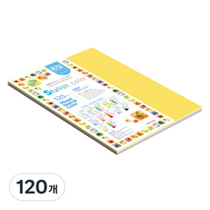 종이문화 스타일리쉬 얇은 혼합색지 120g 12 SN Vivid Tone, 120개