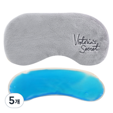 이지웜 시크릿 아이스 안대 연회색, 5개, 1개입