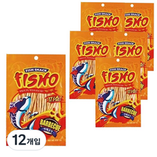 FiSHO 燒烤味鱈魚絲, 15g, 12入
