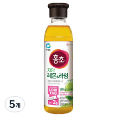 Hongcho 紅醋 大象 檸檬 & 萊姆 低糖, 500ml, 5個