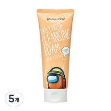 홀리카홀리카 어몽어스 데일리 프레시 백미 클렌징 폼, 150ml, 5개