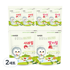 베베잇츠 동결건조 과일칩 사과 12g x 3p + 딸기 12g x 3p, 사과 + 딸기, 2세트