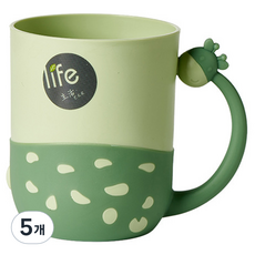 賽勒優利 優利長頸鹿漱口杯, 綠色, 1入, 5個