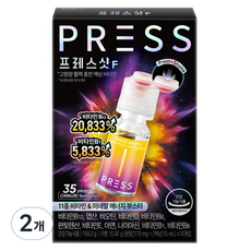 프레스샷F 활력 충전 액상 멀티비타민 앤 미네랄, 2개, 10회분