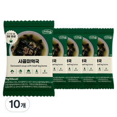 이지밥 간편 블럭국 즉석국 사골미역국, 15g, 10개