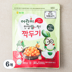 한국농협김치 어린이 한입애착 깍두기, 300g, 6개