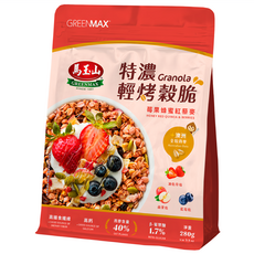 馬玉山 特濃輕烤穀脆 莓果蜂蜜紅藜麥, 1個, 280g
