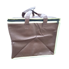 生活King 蛋糕保冰袋 8寸 雙層 咖啡色, 30 x 30 x 27cm, 1個