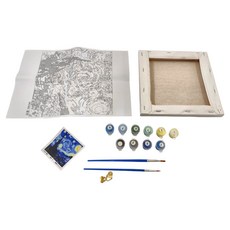 ArtLife 藝術生活 DIY數字油畫 DA2283 20 x 20cm, 星空, 1組