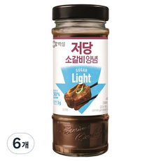 CJ BEKSUL 白雪 低糖牛小排醃醬, 480g, 6個