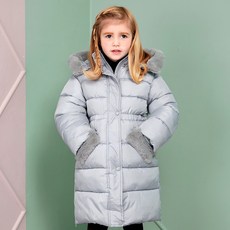 MARi n MORi 女童皮草口袋連帽外套