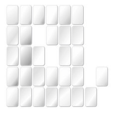 DIY 壓克力長方形鏡子 30p, 恩京