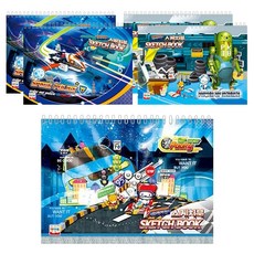 Young Art Sketchbook 3000 男孩 5p 隨機發貨, 345*248mm, 30張