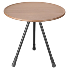 Mountainhiker 山之客 折疊小圓桌 升級款 SZK1063 木紋色 輕巧便攜 露營野餐適用, 1個