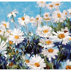 Momofix Painting DIY名畫繪畫組 40 x 50 cm, 天空雛菊, 1個