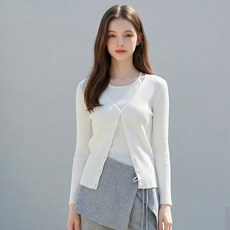 BURU N JUDY 女款修身繞頸無袖背心開襟衫套裝 BOSCST503B