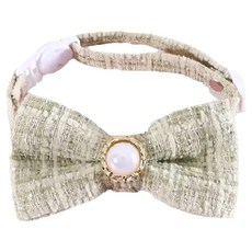 寵物項圈 20~30 x 1cm 41 薄荷綠小香風 寵物頸圈 寵物外出配件, 1個