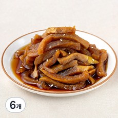 초록들 무말랭이 간장절임, 300g, 6개