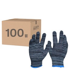 Guardman 彩色紗線手套組 雙手適用, 單一顏色, 100雙