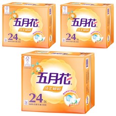 五月花 清柔抽取衛生紙 100張, 24包, 3袋