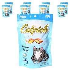 모찌네 고양이 프리미엄 캣픽 비스켓 간식, 참치맛, 85g, 9개