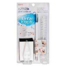 GEX 飲水器具清潔4件組 137 x 35 x 250mm, 白色 + 透明色, 1組