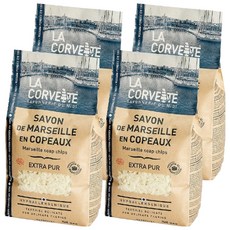 LA CORVETTE 法釩馬賽莊園 經典植物油馬賽皂絲, Marseille soap chips, 低過敏, 750g, 4包