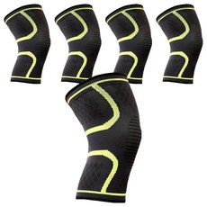 AOLIKES 奧力克斯 彈力護膝, 7718 號 淺綠色, L 號 適合腿圍 42cm~47cm, 5雙