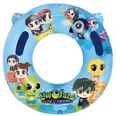 充氣扶手兒童游泳圈 70 22S701, 藍色, 1個