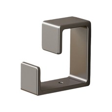 多功能浴室臉盆掛勾組 免釘膠, 不鏽鋼色, 1組