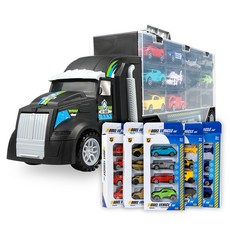 鑰匙卡車運輸車 + 迷你車 4 種 x 5 件套, 混色(20款)