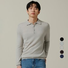 ZIOZIA 男性Cashfeel素色Thierry針織衫 AEF4ET1103