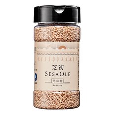 SesaONE 芝初 淺焙白芝麻粒, 105g, 1罐