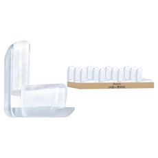 iRoom L型透明桌邊安全防撞護角, 24個, 透明色