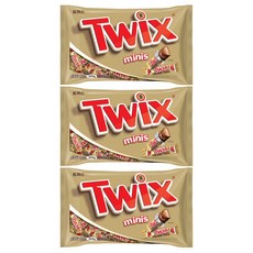 Twix 特趣 迷你焦糖夾心巧克力, 500克, 3個