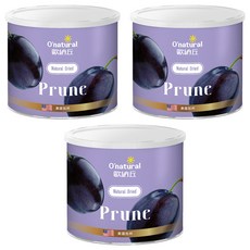 O'natural 歐納丘 天然去籽黑棗乾, 美國加州產, 無添加人工物, 純素, 210g, 3罐