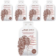 多合一護髮染髮劑 30ml, 自然棕色, 5個